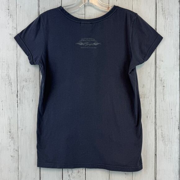 Harley Davidson Grey Graphic Richardson's Tasmania Australia Tee Size Medium - Picture 10 of 12